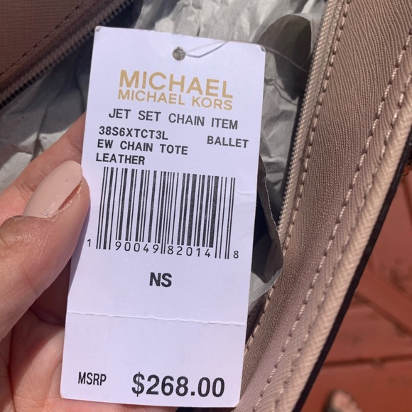 NWT MICHAEL KORS JET SET CHAIN TOTE - Picture 7 of 7